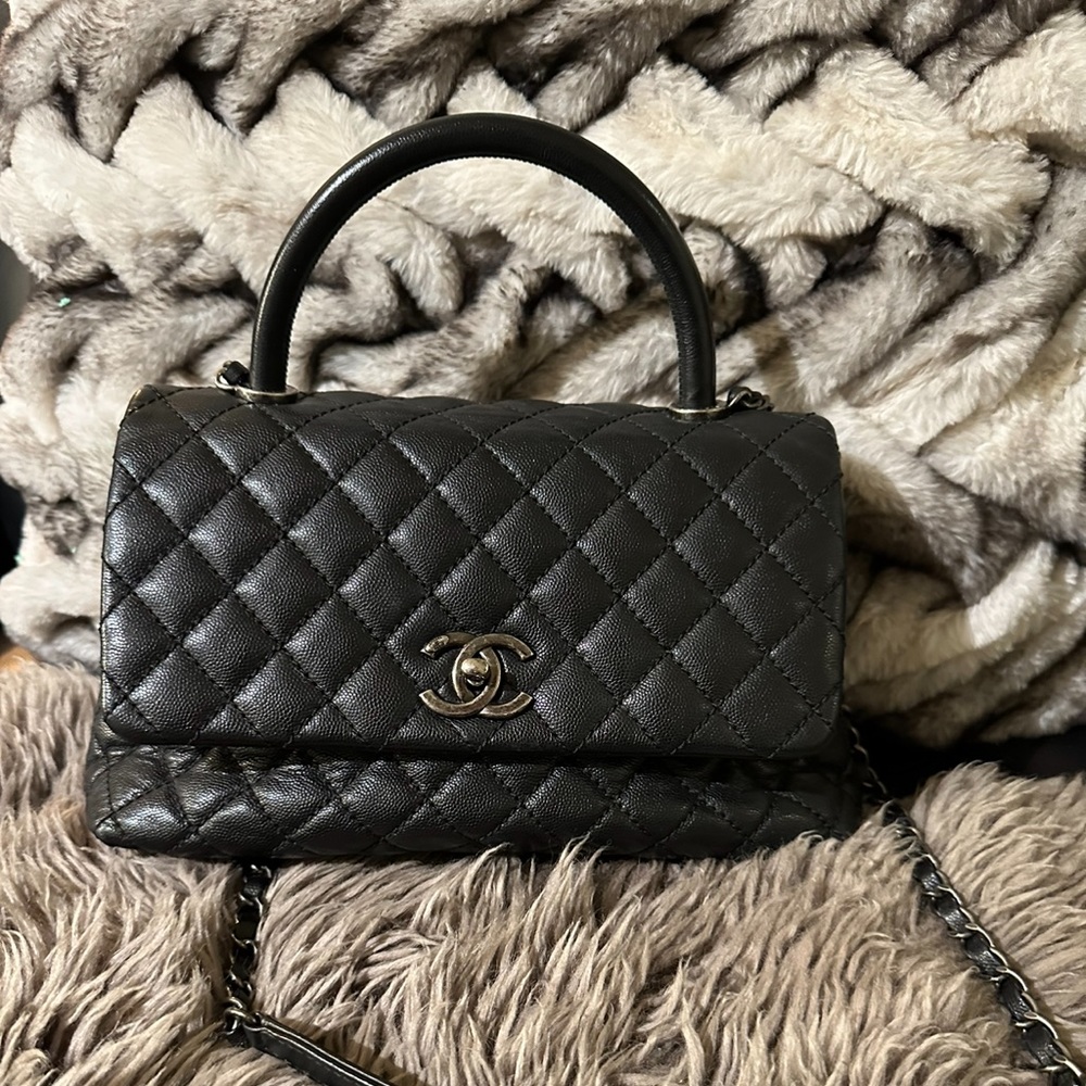 (SOLD) Authentic Chanel Small Coco Handle